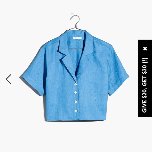 Madewell 100% Linen Resort Shirt - Picture 6 of 6